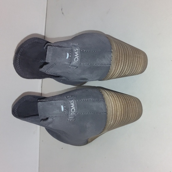 Toms Women's TOMS Women's Kallie Cutout Boot Wedge Ankle Boots Gray Size 8.5 - Picture 4 of 9